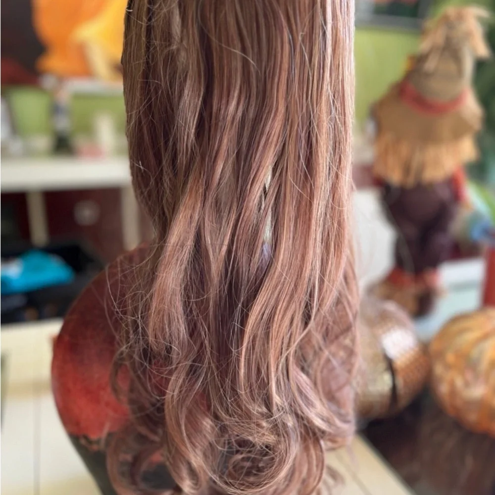 Reecho 20” invisibleWire Hair Extensions with Headband Adjustable-New